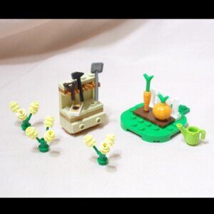 LEGO Animal Crossing Workbench with Garden Flowers Vegetables Watering Can 77049